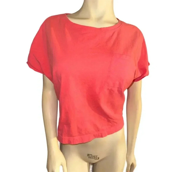 Calvin Klein Performance Bungee Hem Pocket Cotton T-Shirt Watermelon M - Picture 8 of 14